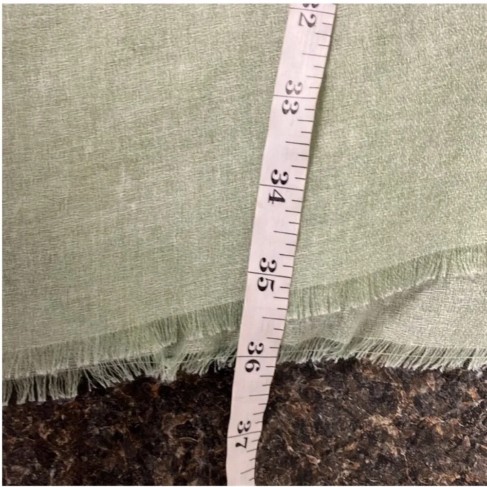 3/$15 ❤️  Time & Tru light green embroidered kimono wrap coverup s/m runs big